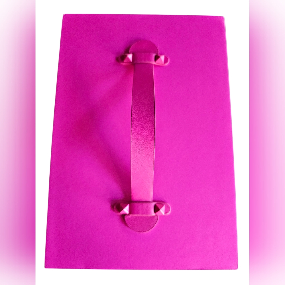 Valentino Neon Pink Jewelry Box With Handle NEW GWP LIMITED EDITION - Picture 5 of 7